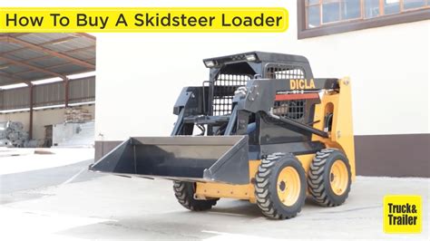 what is needed to buy a skid steer|buy a used skid steer.